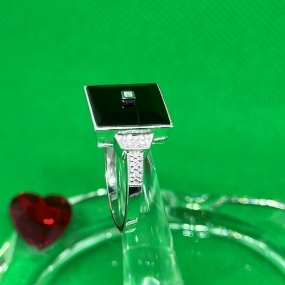 14k real solid gold real diamonds ónix stone size 10 - Picture 5 of 9